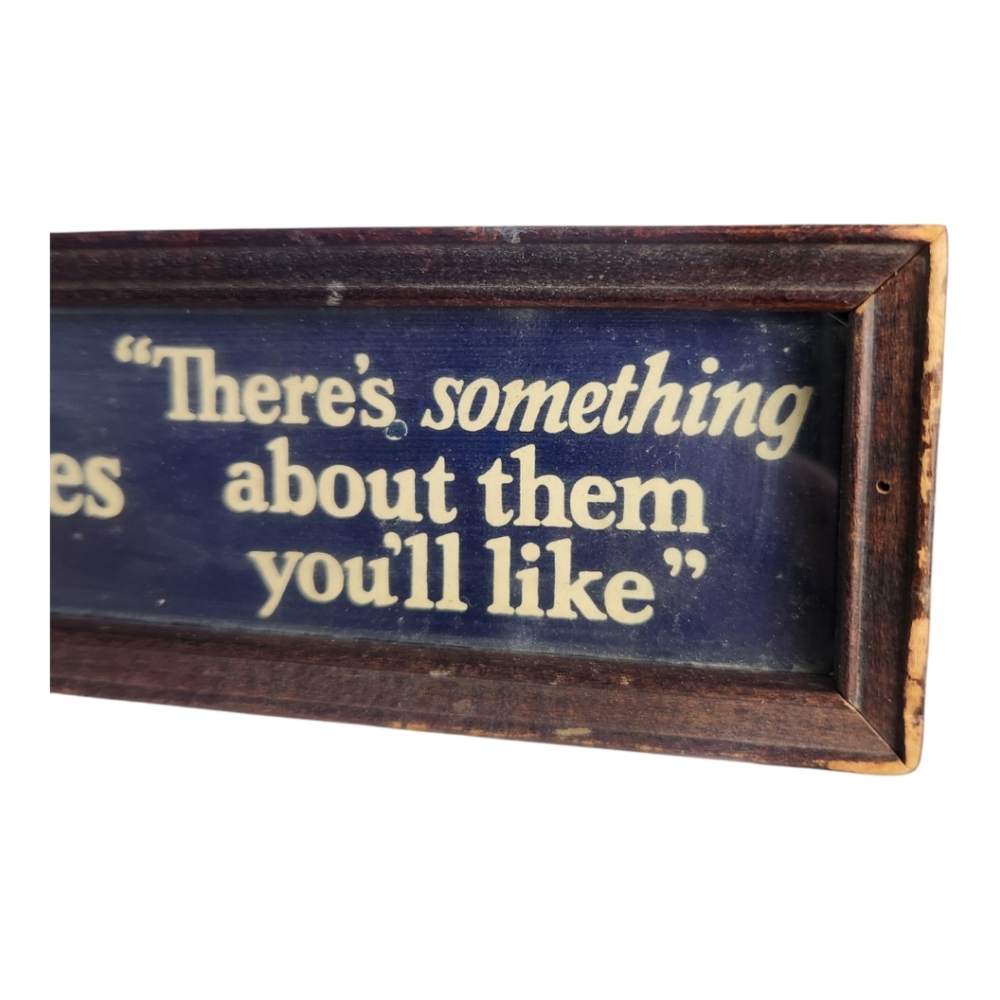 Vintage Herbert Tareyton Cigarettes Framed Advertisement Sign 1940s - Picture 4 of 7